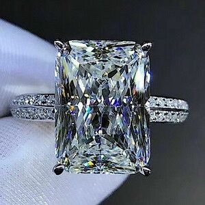 STERLING SILVER DIAMOND HALO RING